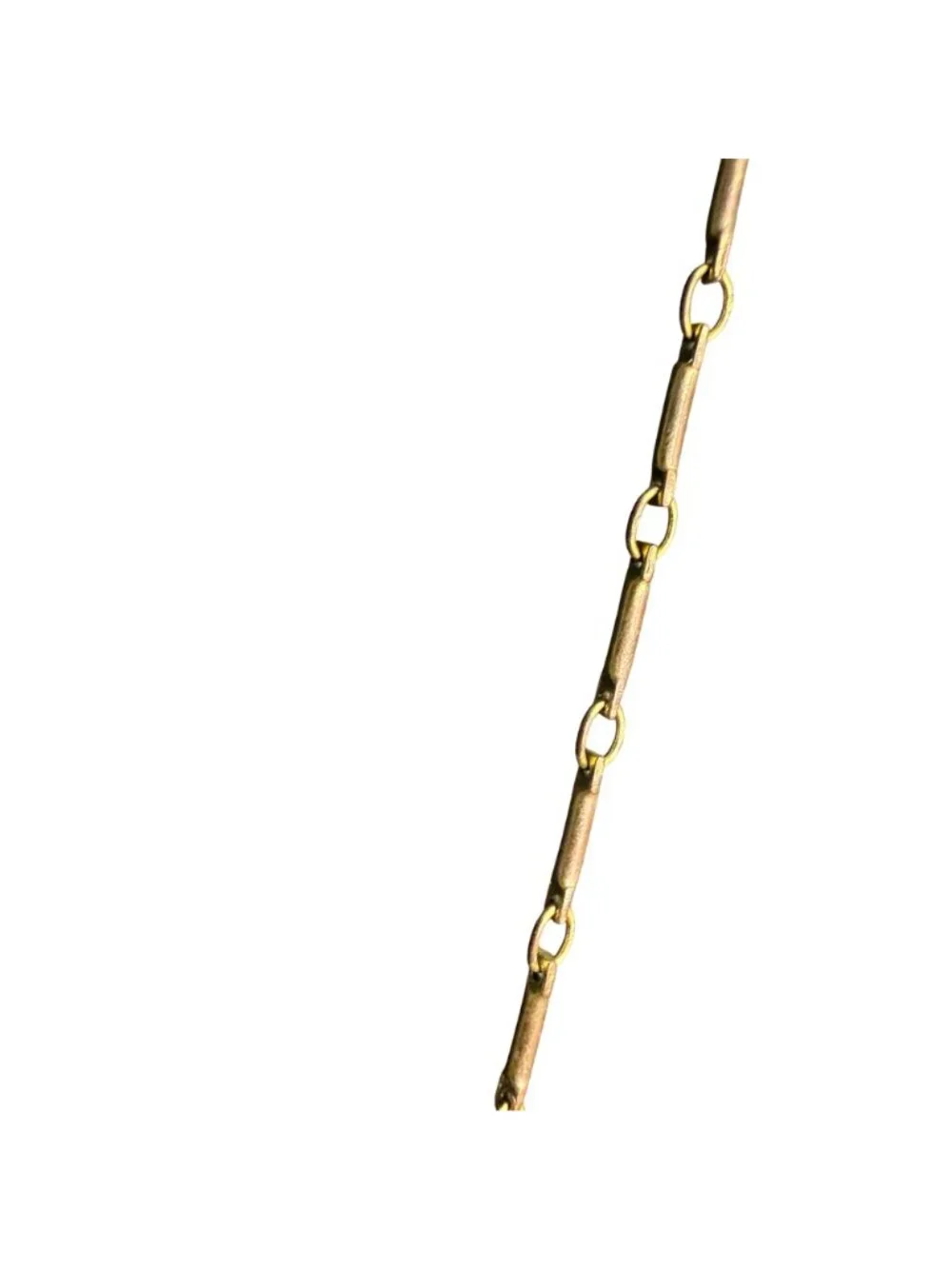 Stella & Dot Necklace Rebel Drop Bar Pendant Minimalist Gold Tone 30 inches